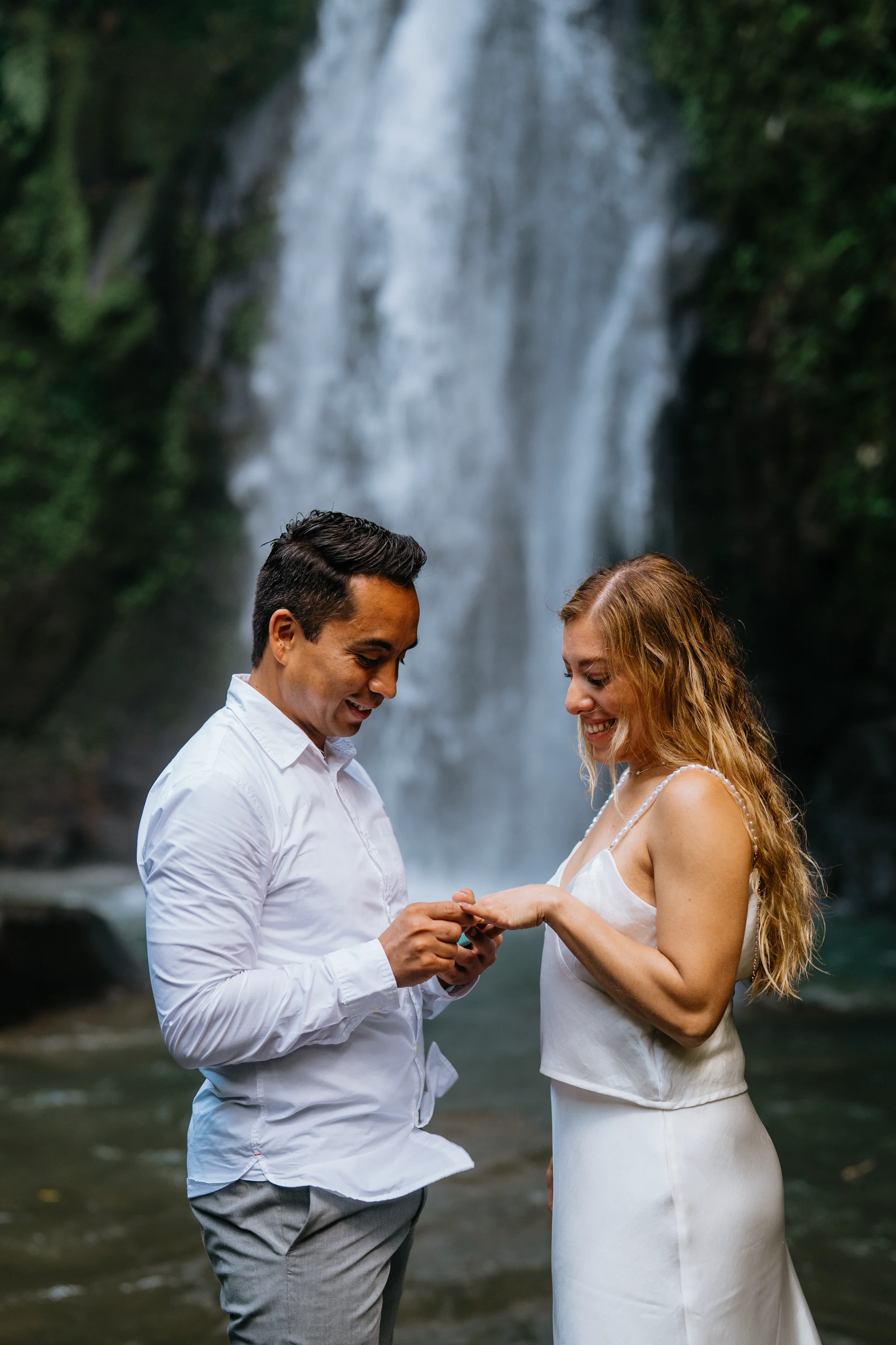Grettel & Juan At Ulu Petanu Wartefall